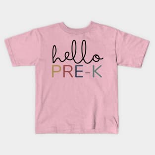HELLO PRE-K Kids T-Shirt